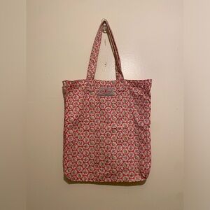 Cath Kidston Red and White Floral Tote Bag